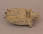 Lamp, Carved stone